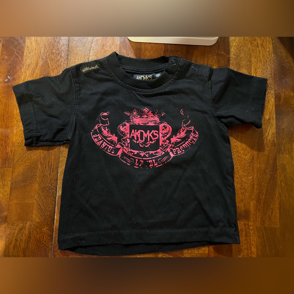 AKDMKS Akademiks T-shirt, shirt, 12 months, black and red
